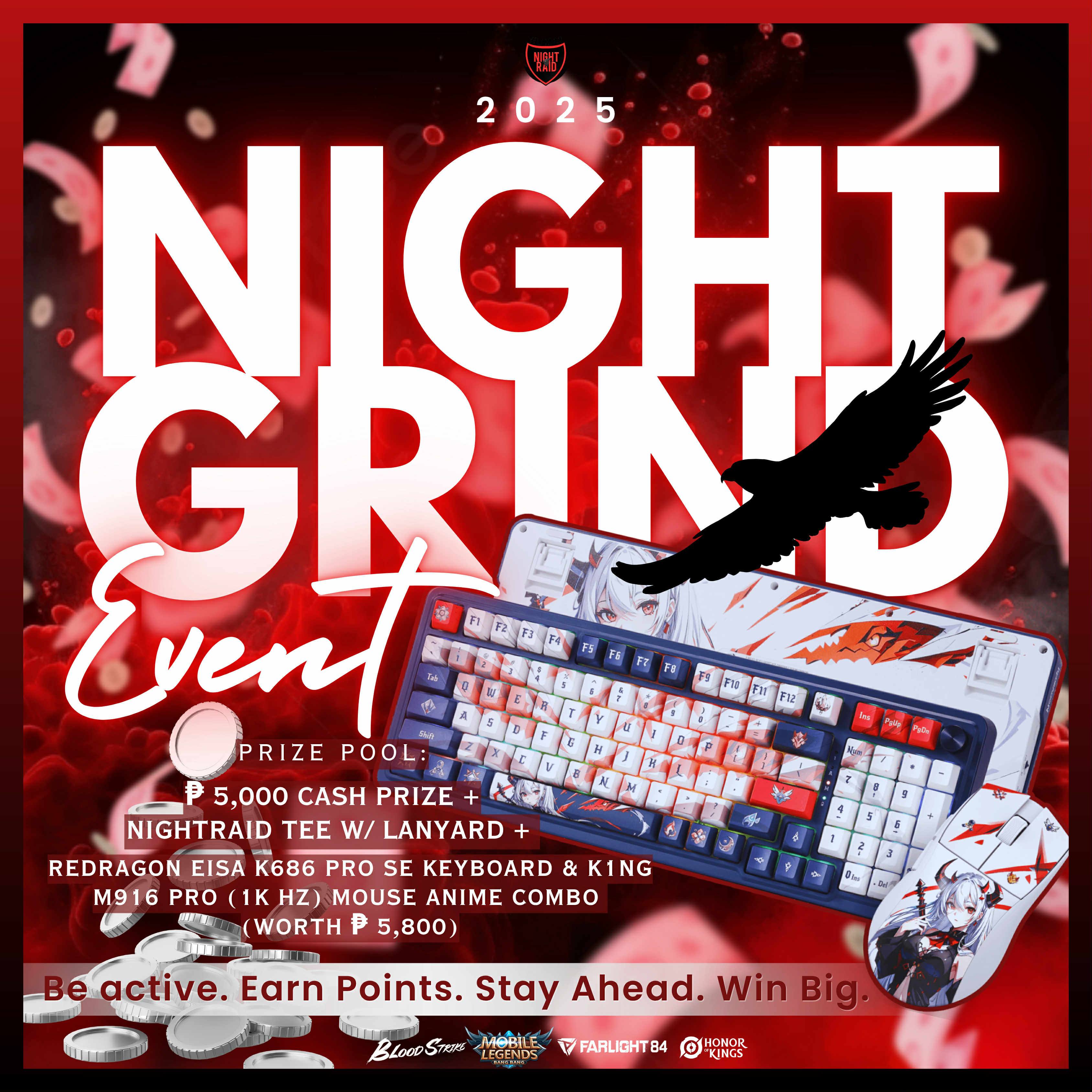 Night Grind Event 2025 - Gaming Peripherals Prize